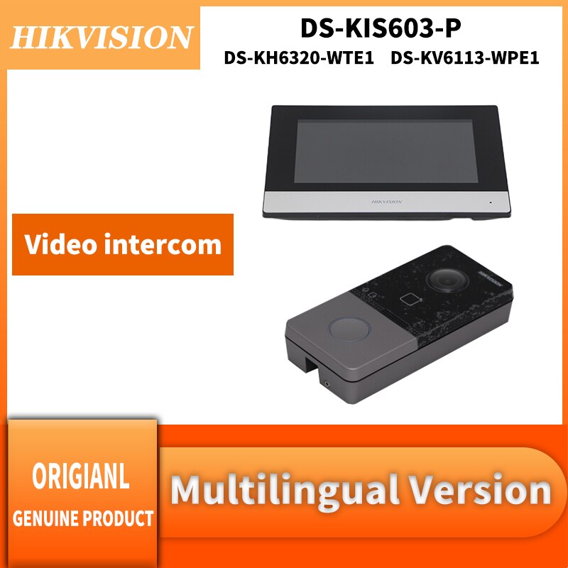Hikvision  DS-KV6113-WPE1/DS-KH6320-WTE1/DS-KIS603-P/  ŰƮ ǥ POE   ̼ WIFI 